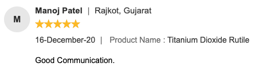 Customer Review 1